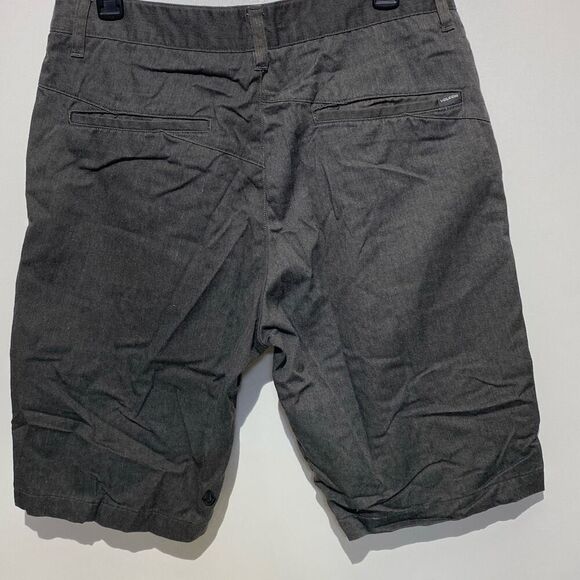 Volcom Men's Gray Solid Vmonty Casual Flat Front Shorts Size 32 - Picture 7 of 11